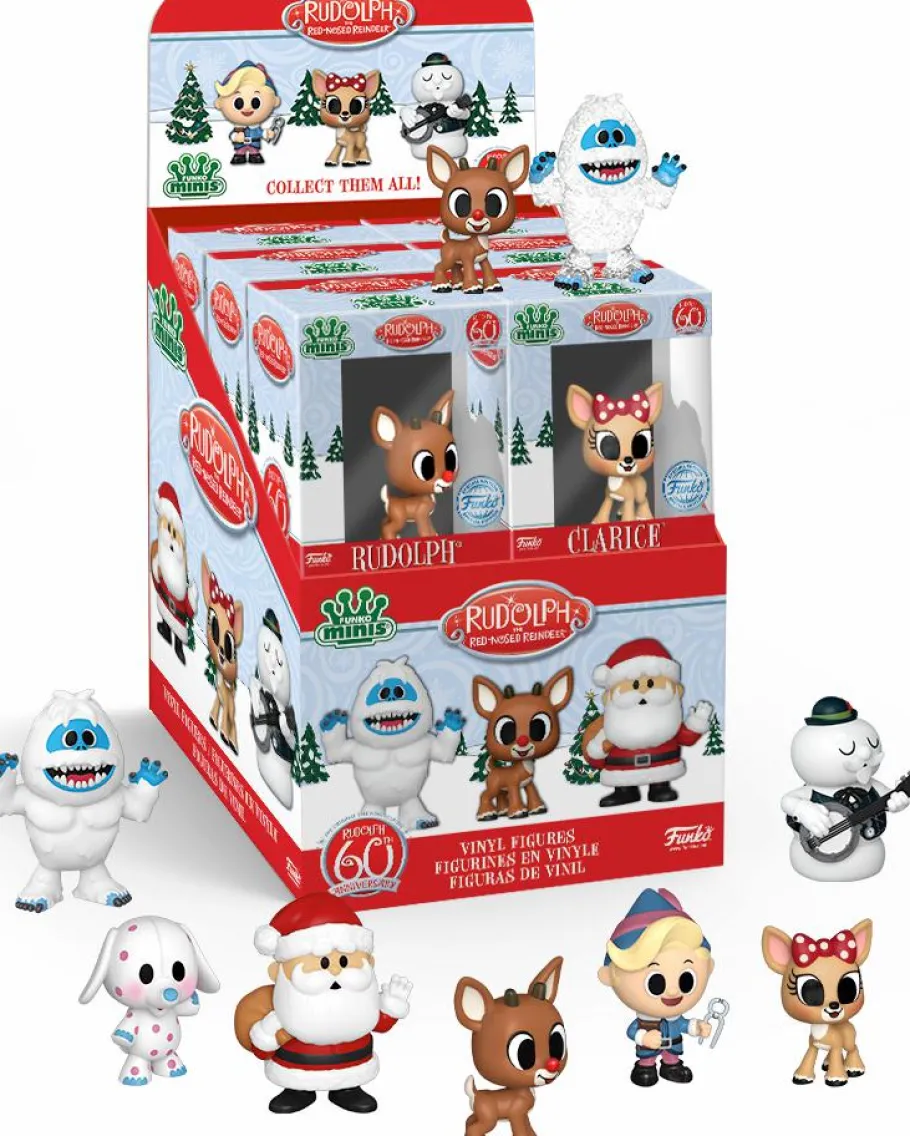 Blind Box>Rudolph the Red Nosed Reindeer Rudolph the Red-Nosed Reindeer - Mystery Minis Blind Box (Display of 12)