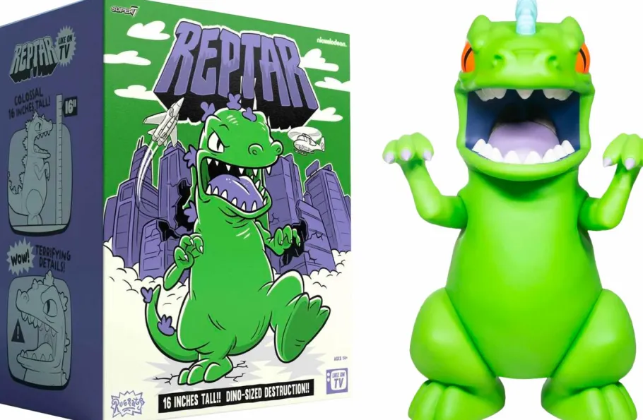 Designer Vinyl>Rugrats - Reptar Supersize 16” Vinyl Figure