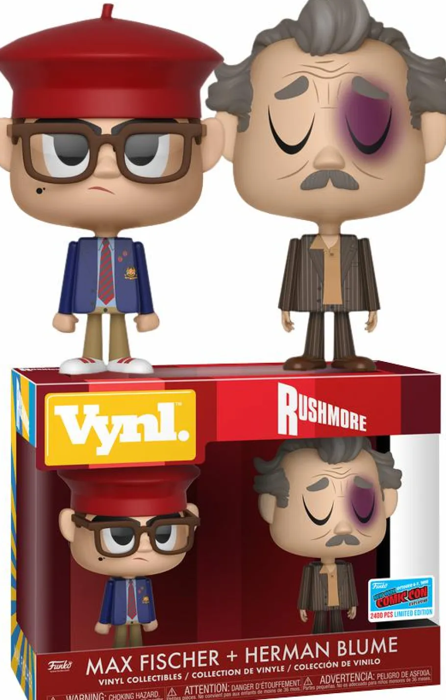 Funko Convention Exclusives>Rushmore - Max Fischer & Herman Blume Vynl. Vinyl Figure 2-Pack (2018 Fall Convention Exclusive)