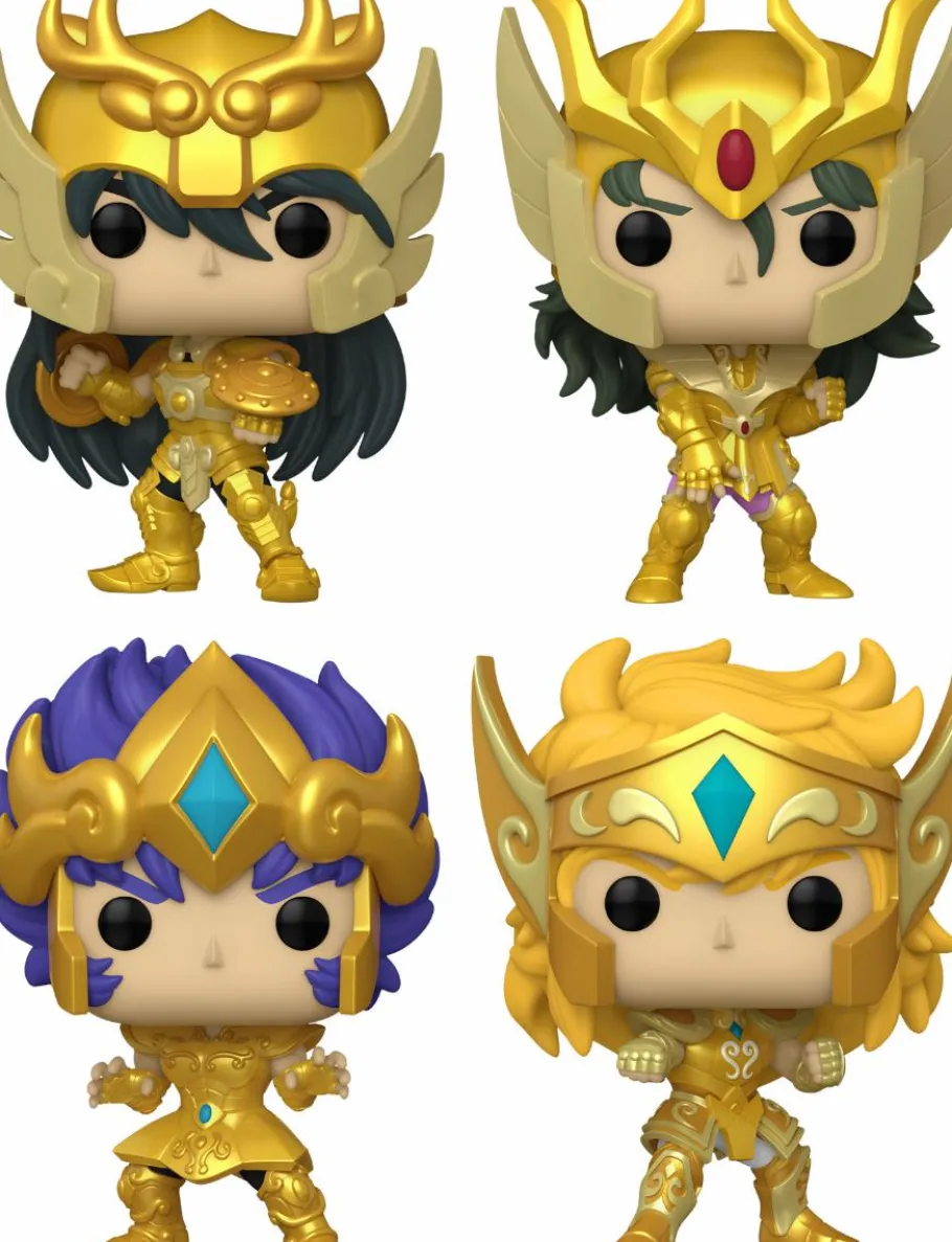 Pop! Bundles>Saint Seiya : Knights of the Zodiac - Golden Warrior Pop! Vinyl Bundle (Set of 4)