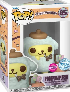 Standard Pop!>Sanrio - Pompompurin Halloween Flocked Pop! Vinyl Figure