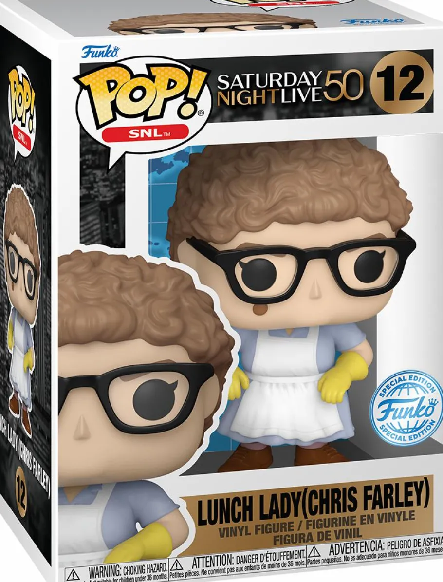 Standard Pop!>Saturday Night Live : 50th Anniversary - Lunch Lady (Chris Farley) Pop! Vinyl Figure