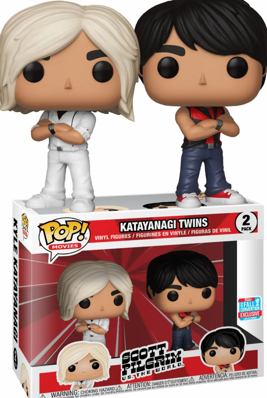 Funko Convention Exclusives>Scott Pilgrim vs. The World - Katayanagi Twins Pop! Vinyl Figure 2-Pack (2018 Fall Convention Exclusive)