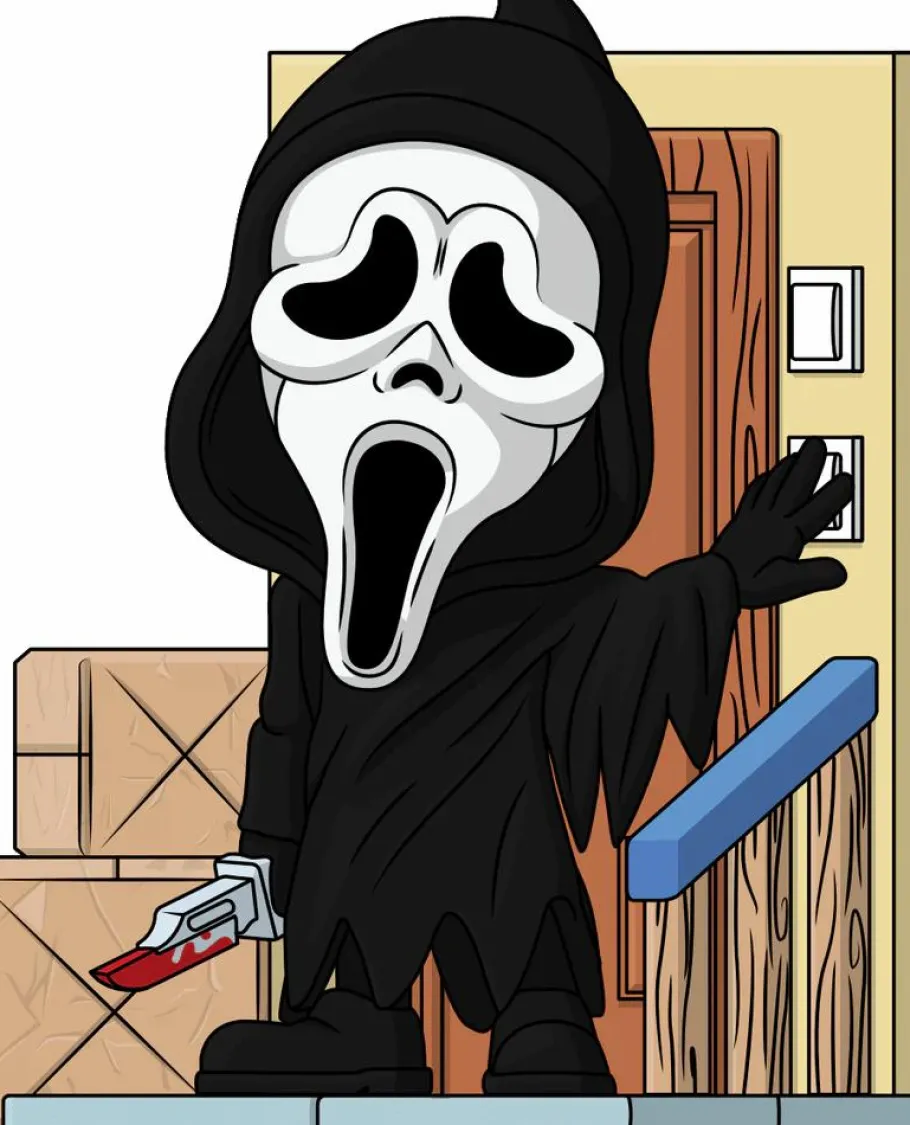Designer Vinyl>Scream - Lights Out Ghostface 5" Vinyl Figure