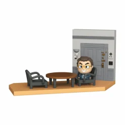 Designer Plush>Seinfeld - Newman with Jerry’s Apartment Diorama Mini Moments Vinyl Figure