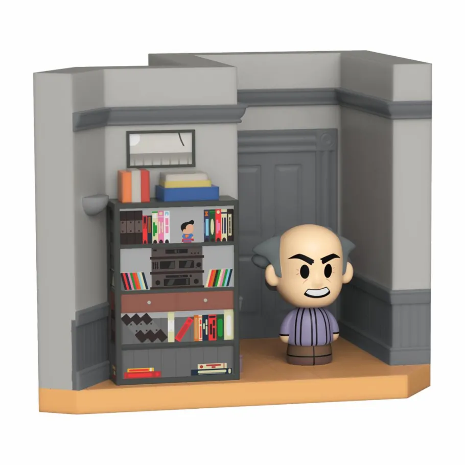 Designer Plush>Seinfeld - Uncle Leo with Jerry’s Apartment Diorama Mini Moments Vinyl Figure