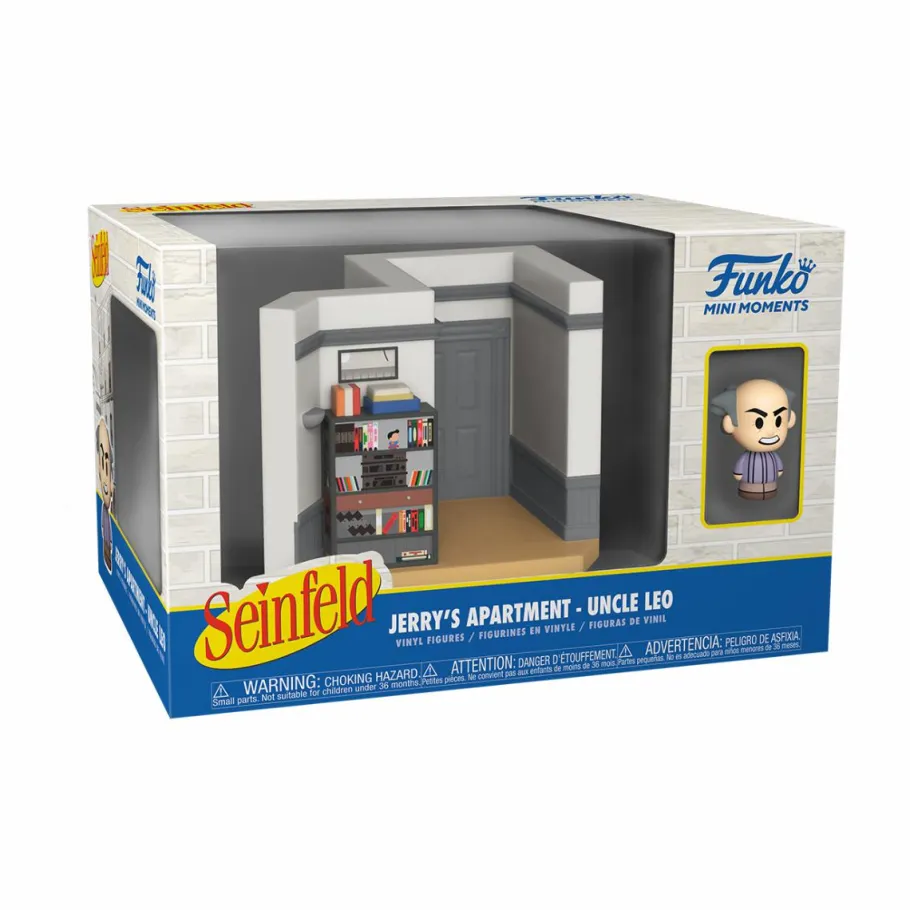 Designer Plush>Seinfeld - Uncle Leo with Jerry’s Apartment Diorama Mini Moments Vinyl Figure