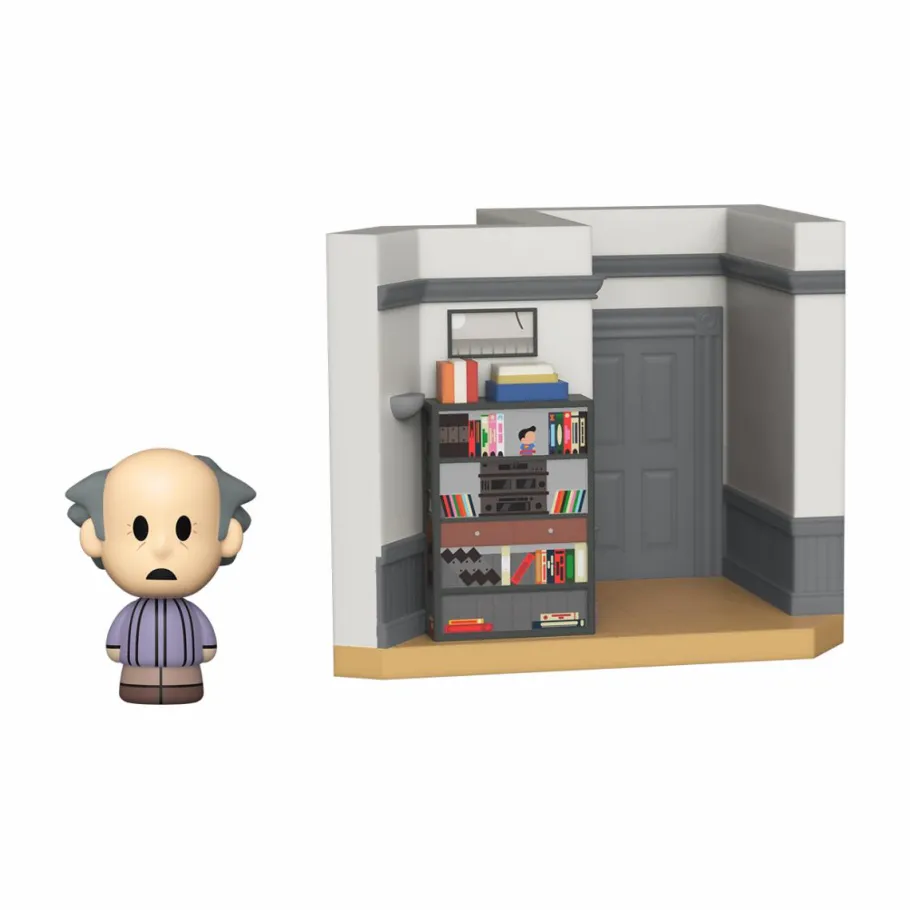 Designer Plush>Seinfeld - Uncle Leo with Jerry’s Apartment Diorama Mini Moments Vinyl Figure