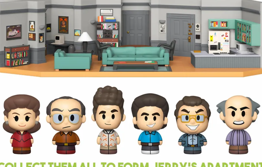 Designer Plush>Seinfeld - Uncle Leo with Jerry’s Apartment Diorama Mini Moments Vinyl Figure