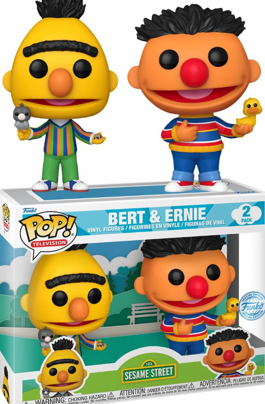 Standard Pop!>Sesame Street - Bert & Ernie Pop! Vinyl Figure 2-Pack