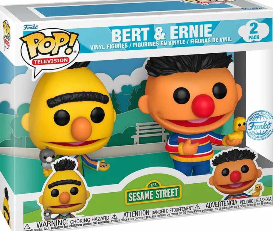 Standard Pop!>Sesame Street - Bert & Ernie Pop! Vinyl Figure 2-Pack