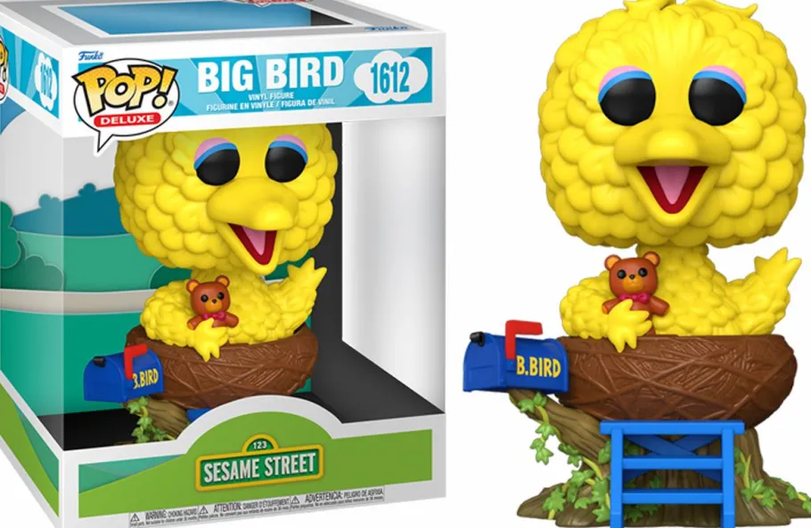 Pop! Deluxe>Sesame Street - Big Bird in Nest Deluxe Pop! Vinyl Figure