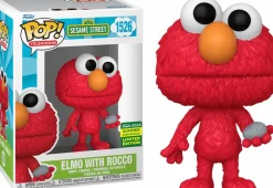 Standard Pop!>Sesame Street - Elmo with Rocco Pop! Vinyl Figure (2024 Summer Convention Exclusive) (Popcultcha Exclusive)