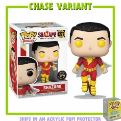 Pop! Chases, Vault, Limited Editions, Ppp Items>Shazam! Fury of the Gods (2023) - Pop! Vinyl Figure in Acrylic Pop! Protector (Chase Variant)