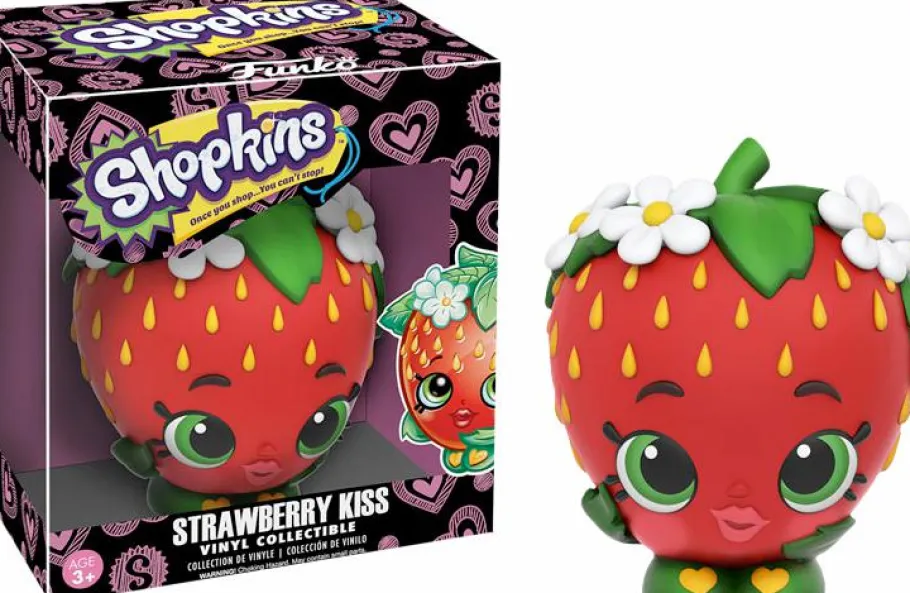 Designer Vinyl>Shopkins - Strawberry Kiss 3” Vinyl Figure