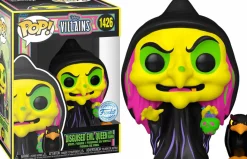 Standard Pop!>Snow White and the Seven Dwarves Snow White (1937) - Disguised Evil Queen with Raven Blacklight Pop! Vinyl Figure