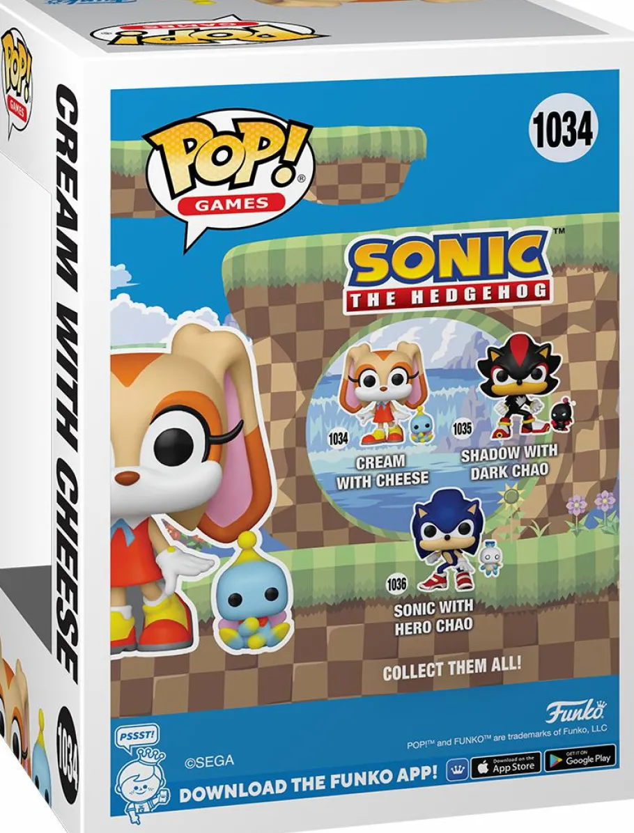 Standard Pop!>Sonic the Hedgehog - Cream with Cheese Pop! Vinyl Figure