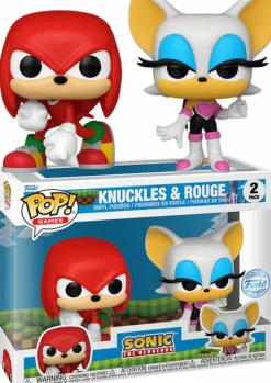 Standard Pop!>Sonic the Hedgehog - Knuckles & Rouge Pop! Vinyl 2-Pack