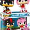 Standard Pop!>Sonic the Hedgehog - Shadow & Amy Flocked Pop! Vinyl Figure 2-Pack