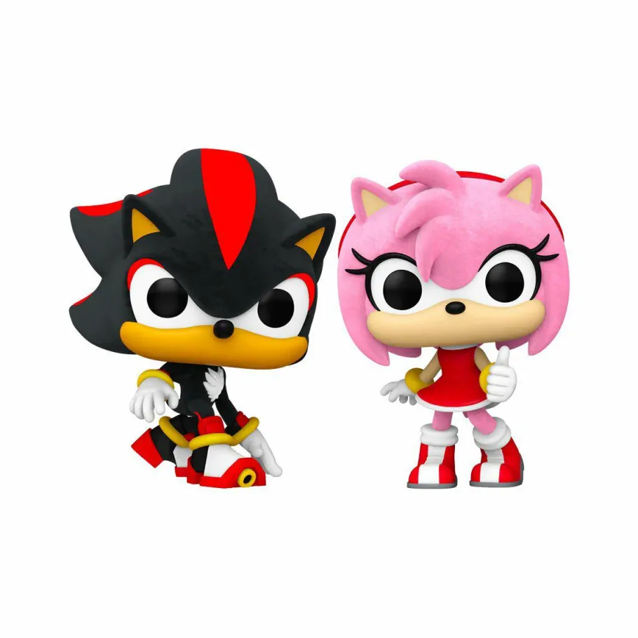 Standard Pop!>Sonic the Hedgehog - Shadow & Amy Flocked Pop! Vinyl Figure 2-Pack
