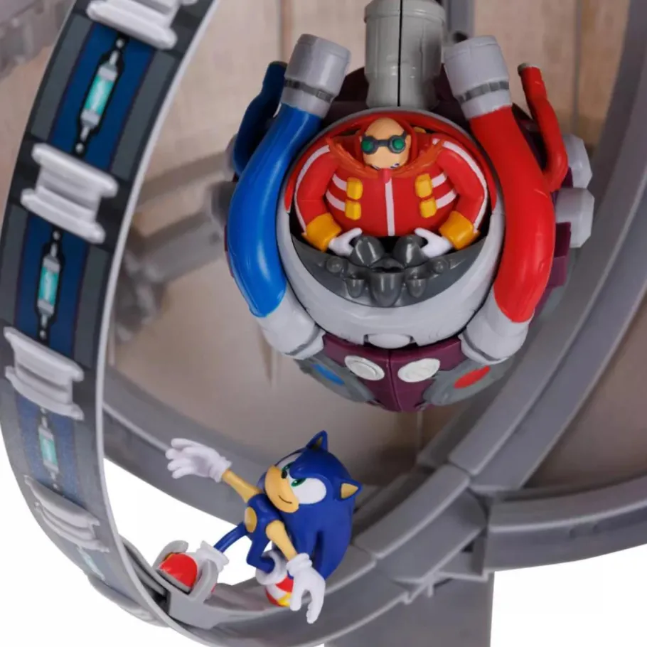 Designer Vinyl>Sonic the Hedgehog - Sonic with Death Egg Diorama 2.5" Scale Action Figure Playset
