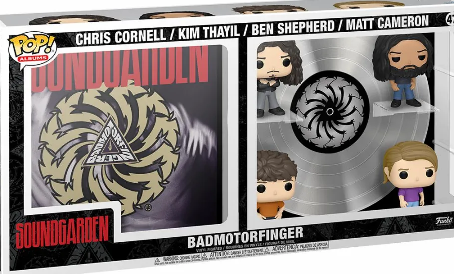 Pop! Deluxe>Soundgarden - Badmotorfinger Deluxe Pop! Albums Vinyl Figure 4-Pack