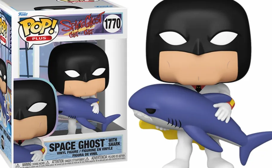 Pop! Deluxe>Space Ghost Coast to Coast - Space Ghost with Shark Pop! Plus Vinyl Figure