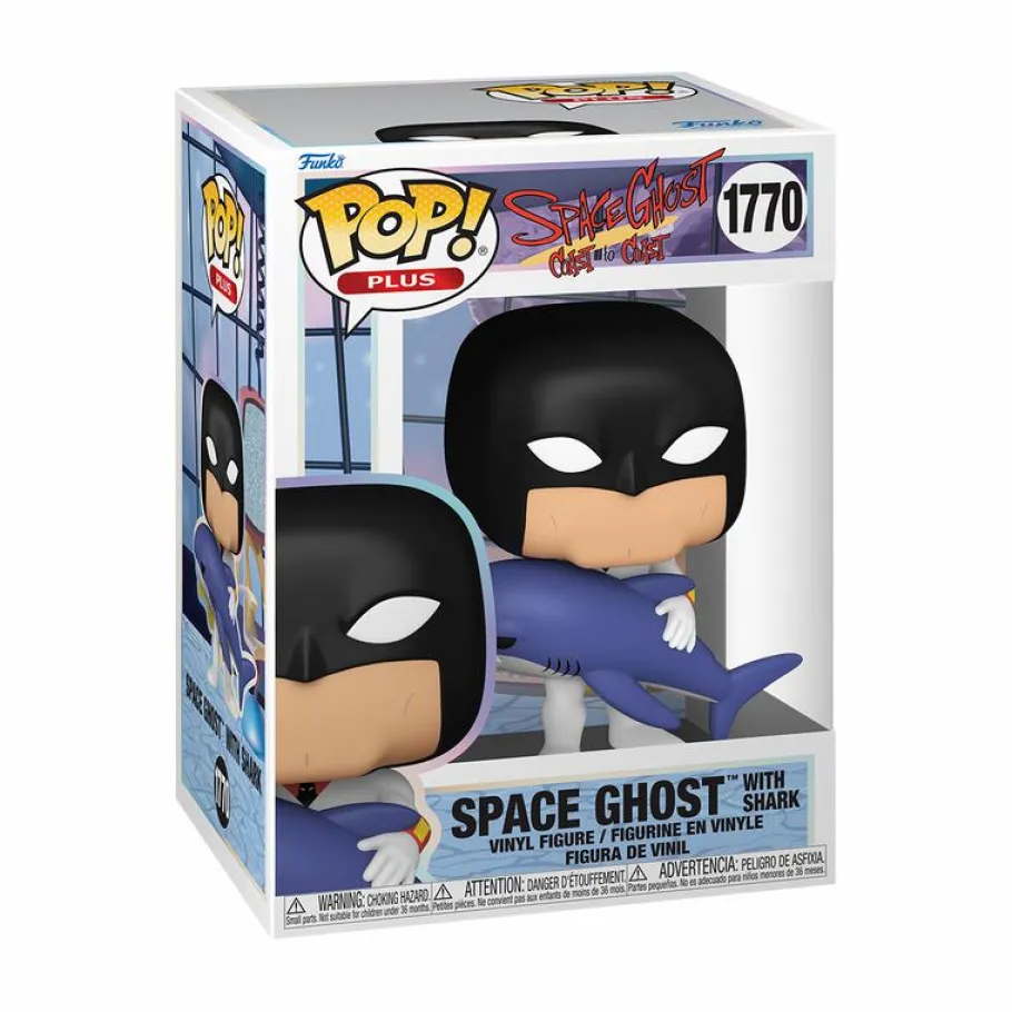 Pop! Deluxe>Space Ghost Coast to Coast - Space Ghost with Shark Pop! Plus Vinyl Figure