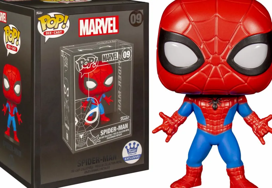 Die-Cast Figures>Spider-Man - Diecast Metal Pop! Vinyl Figure (Funko / Popcultcha Exclusive)