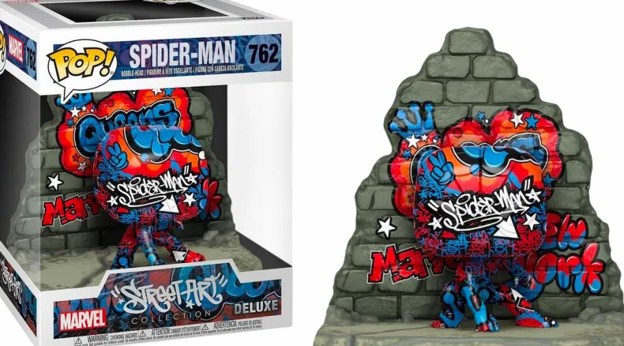 Pop! Deluxe>Spider-Man - Graffiti Deco Deluxe Pop! Vinyl Figure