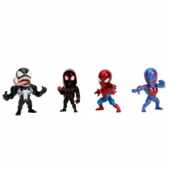 Die-Cast Figures>Spider-Man - , Miles Morales, 2099 & Venom Metalfigs 2.5" Die-Cast Figure 4-Pack