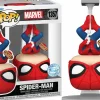 Standard Pop!>Spider-Man - Upside Down with Hot Dog Pop! Vinyl Figure
