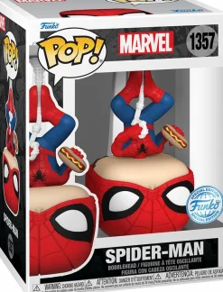 Standard Pop!>Spider-Man - Upside Down with Hot Dog Pop! Vinyl Figure
