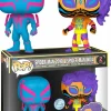 Standard Pop!>Spider-Man : Across the Spider-Verse - 2099 & India Blacklight Pop! Vinyl 2-Pack