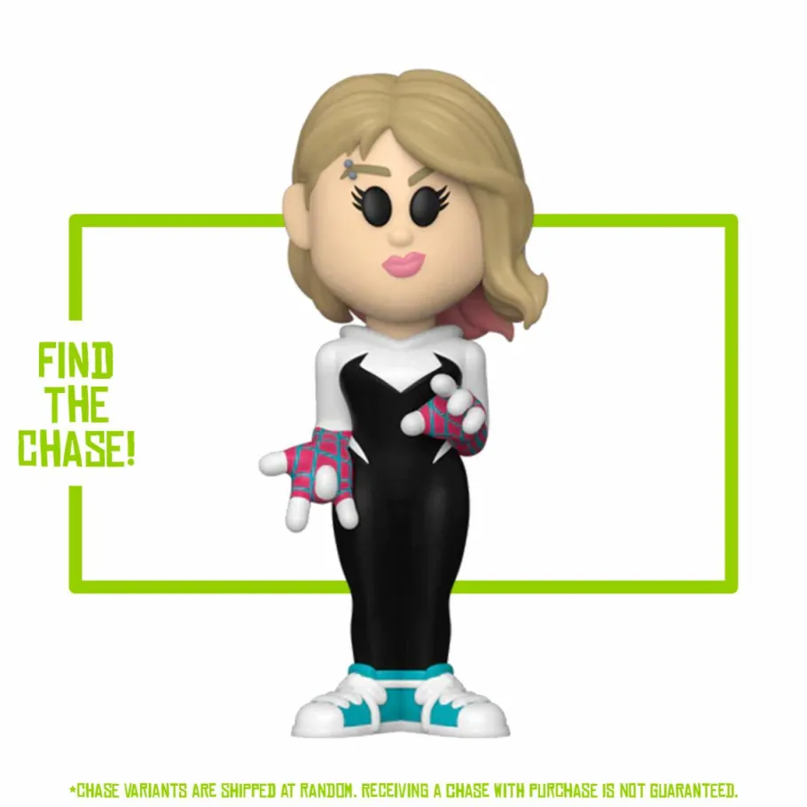 Designer Vinyl>Spider-Man : Across the Spider-Verse - Spider-Gwen Vinyl SODA Figure in Collector Can