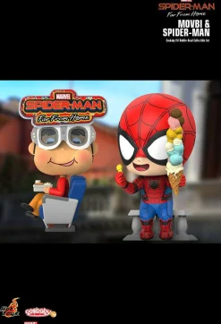 Cosbaby>Spider-Man : Far From Home - & Movbi Cosbaby 3.75” Hot Toys Bobble-Head Figure 2-Pack