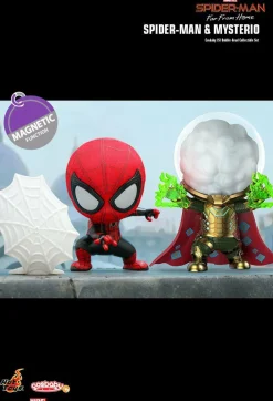 Cosbaby>Spider-Man : Far From Home - & Mysterio Cosbaby 3.75” Hot Toys Bobble-Head Figure 2-Pack