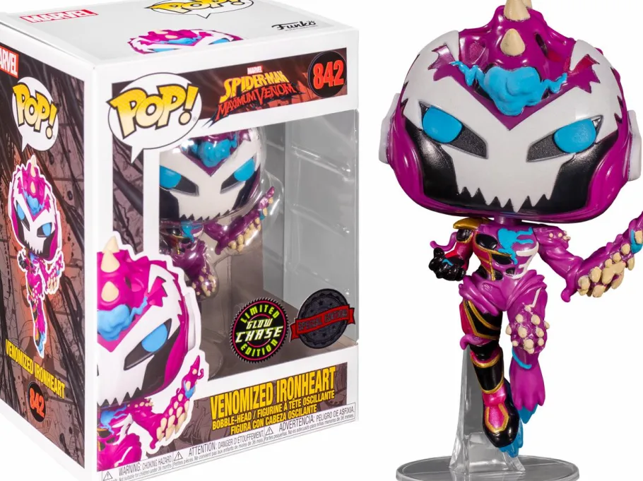 Standard Pop!>Venom Spider-Man: Maximum - ized Ironheart Pop! Vinyl Figure