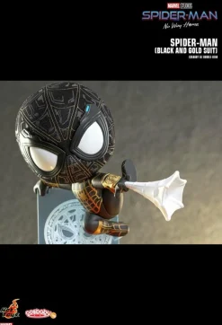 Cosbaby>Spider-Man : No Way Home - Black & Gold Suit Cosbaby (S) Hot Toys Figure