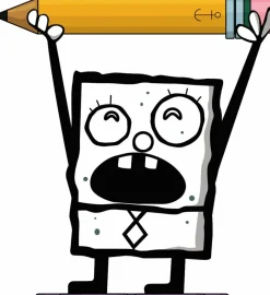 Designer Vinyl>SpongeBob SquarePants - Doodlebob 4" Vinyl Figure