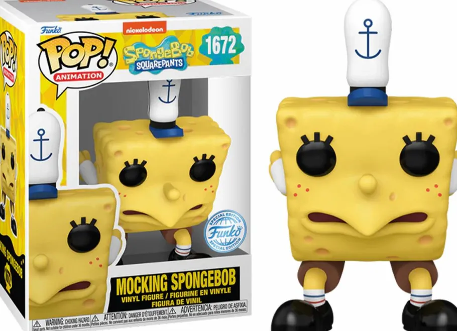 Standard Pop!>SpongeBob SquarePants - Mocking SpongeBob 25th Anniversary Pop! Vinyl Figure