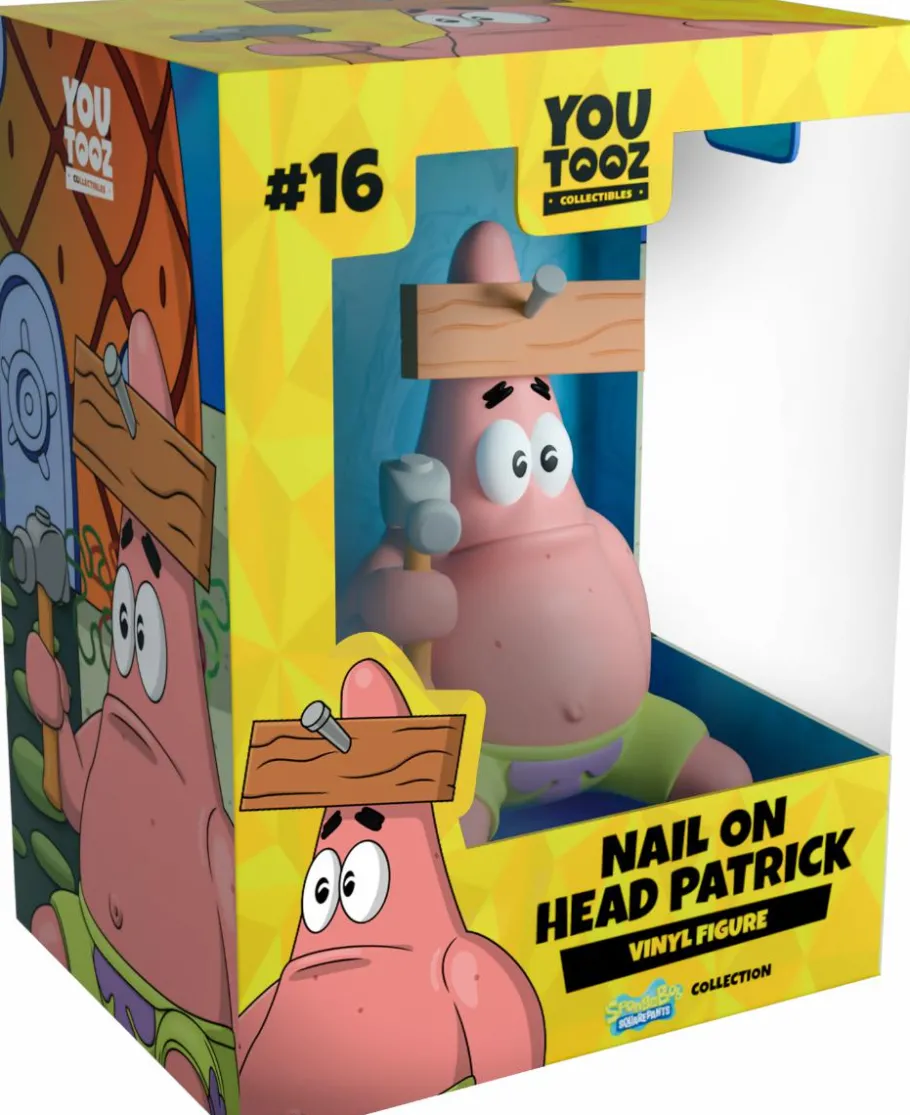 Designer Vinyl>SpongeBob SquarePants - Nail in Head Patrick 4" Vinyl Figure