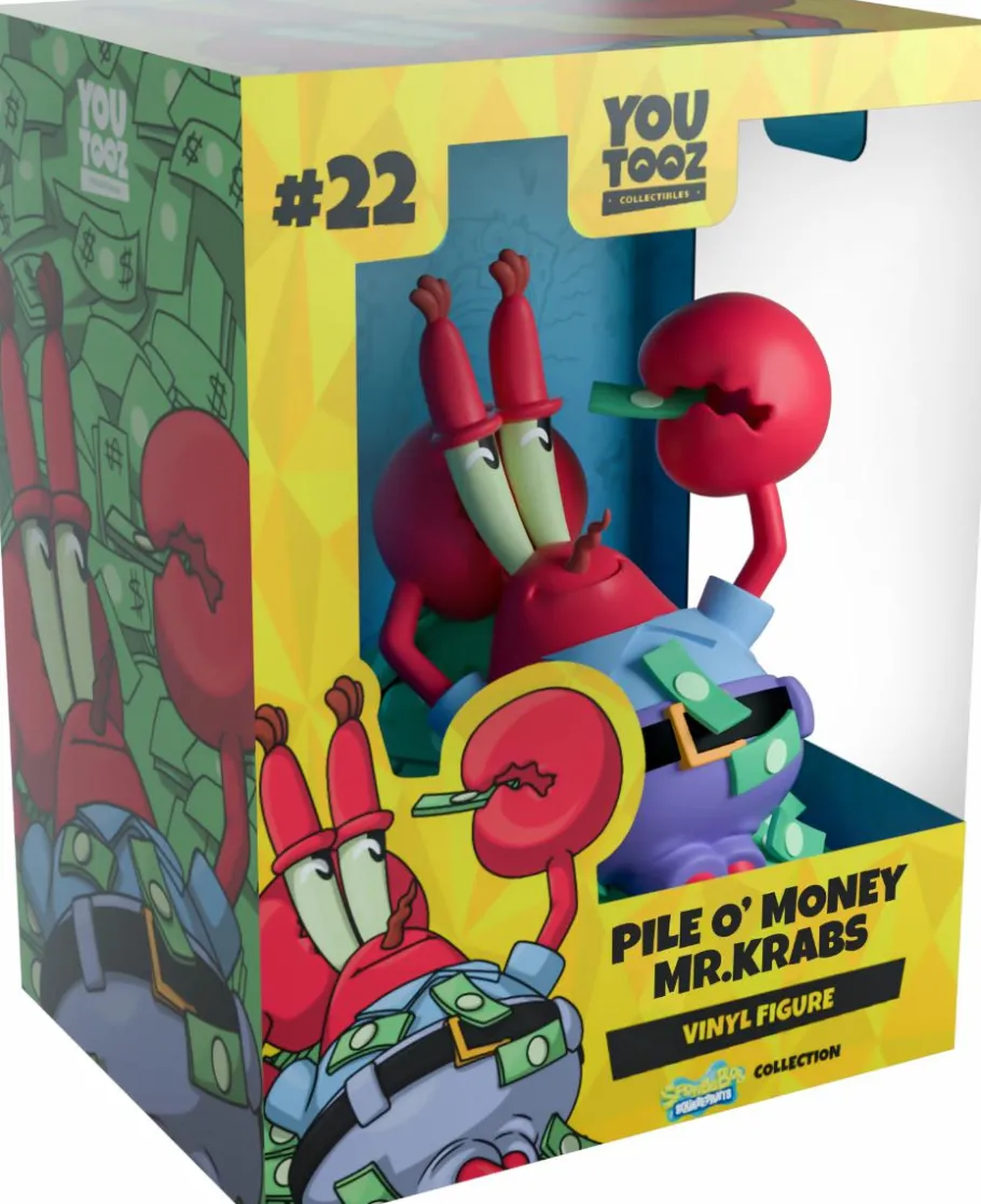 Designer Vinyl>SpongeBob SquarePants - Pile O'Money Mr. Krabs 4" Vinyl Figure