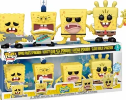 Standard Pop!>SpongeBob SquarePants - Glow in the Dark Pop! Vinyl Figure 4-Pack