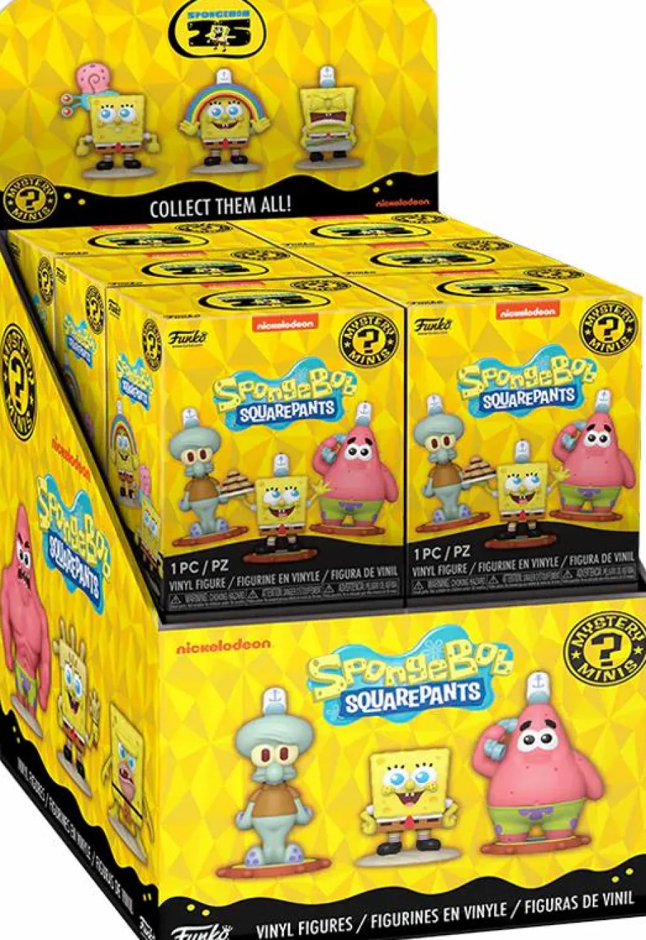 Blind Box>SpongeBob SquarePants - 25th Anniversary Mystery Minis Blind Box (Display of 12)