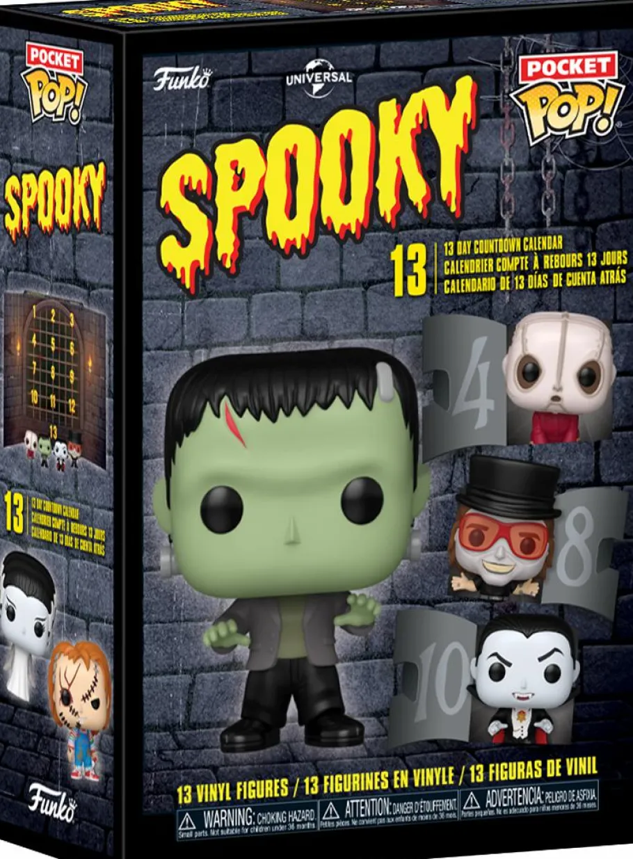 Standard Pop!>Universal Monsters Spooky Universal Studios - 13 Day Pocket Pop! Vinyl Countdown Calendar