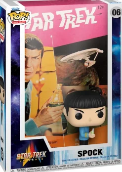 Designer Vinyl>Star Trek - Spock in front of Issue #1 Pop! Comic Covers Vinyl Figure