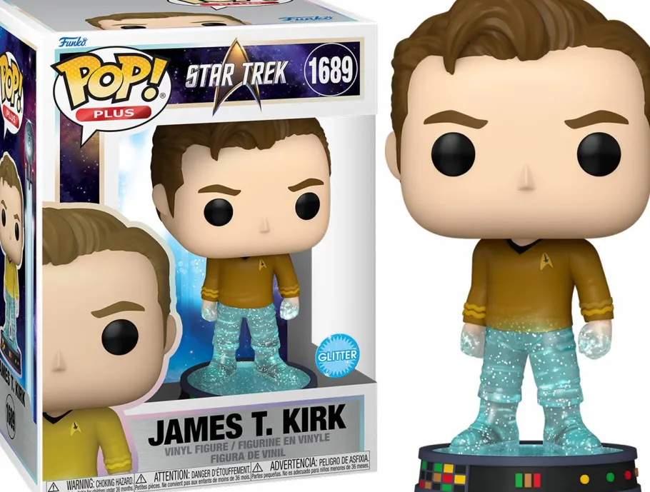 Standard Pop!>Star Trek - Transporting James T. Kirk Pop! Plus Vinyl Figure