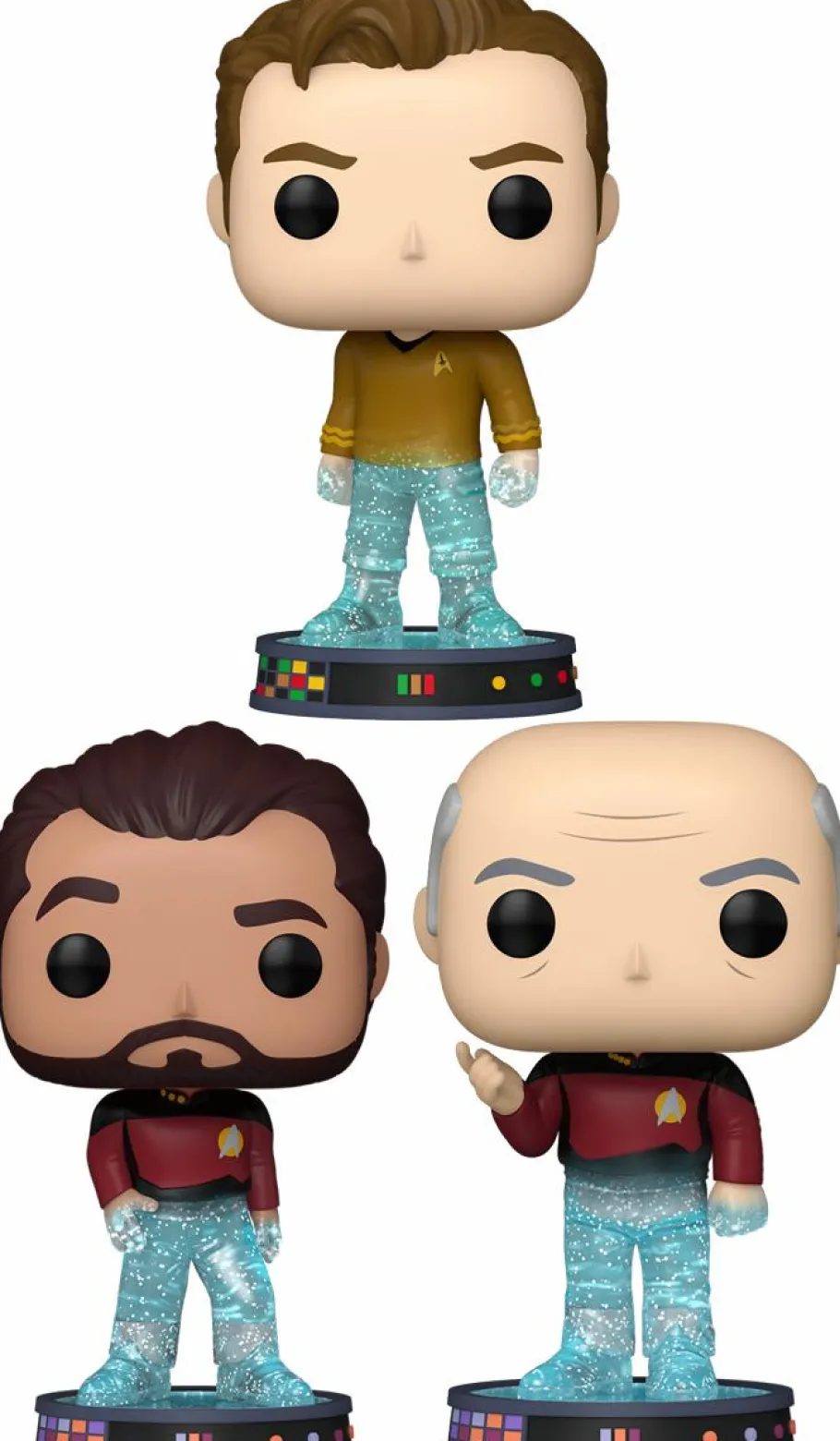 Pop! Bundles>Star Trek - Transporting the Crew Pop! Vinyl Bundle (Set of 3)