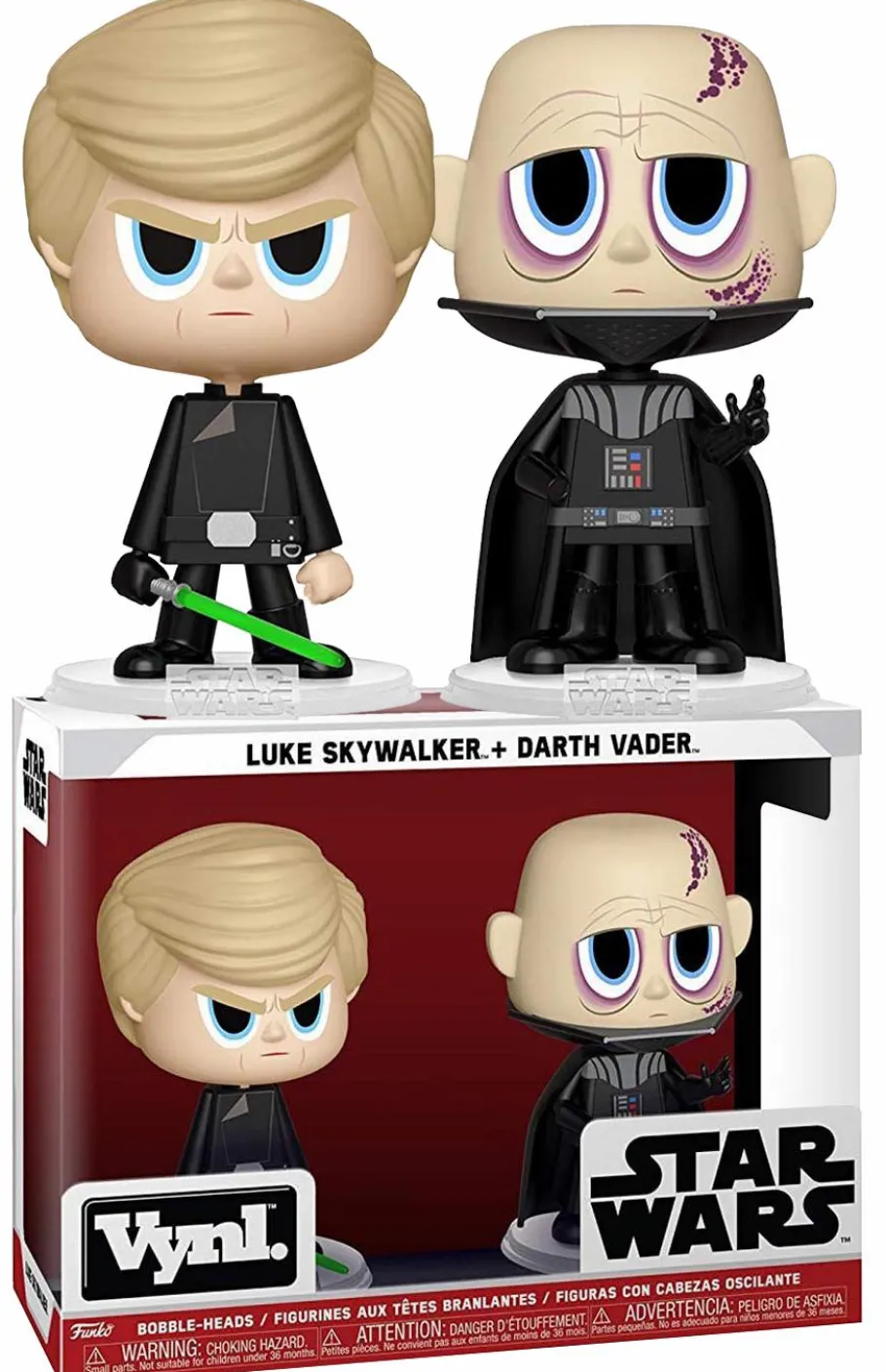Designer Vinyl>Star Wars - Luke Skywalker & Darth Vader Vynl. Vinyl Figure 2-Pack
